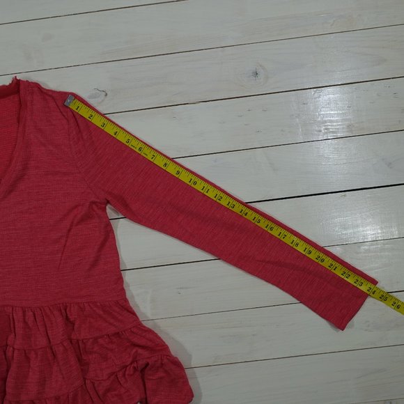 Anthropologie Deletta Rasberry Thea Peplum Blouse - Picture 10 of 11